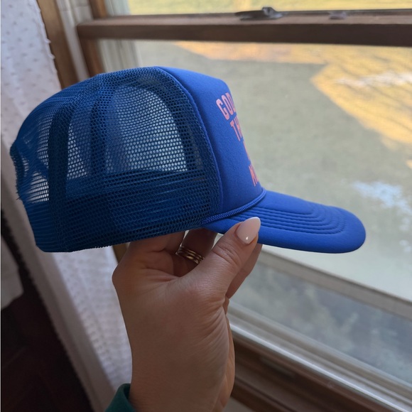 Megan Moroney God Bless The Girls Trucker Hat 🦋💖 - Picture 3 of 5